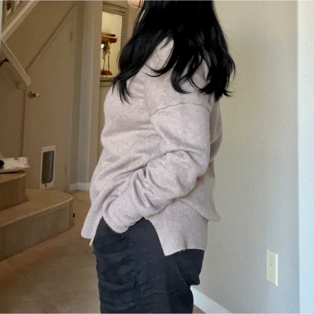 ⛄️FREE w/bundle❗️cashmere sweater ladies winter baggy turtleneck - Picture 11 of 13